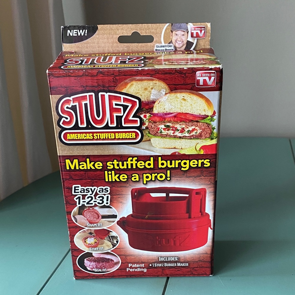 Stufz Americas Stuffed Burger Maker As Seen on TV